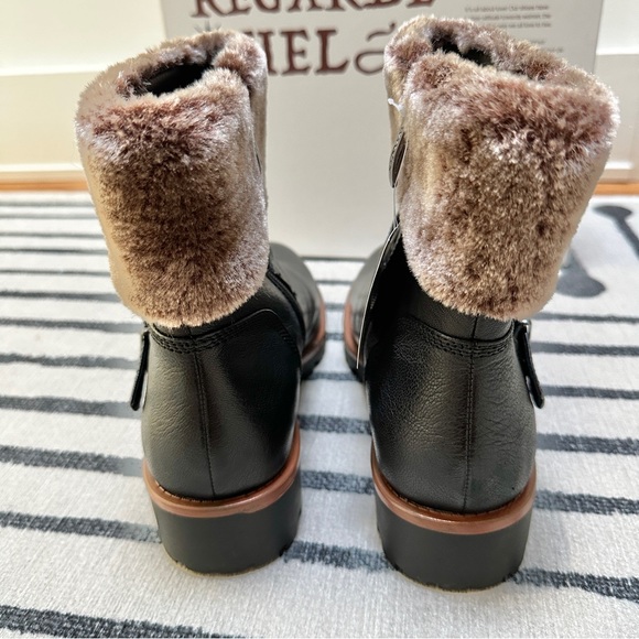 REGARDE LE CIEL NIKA-18 Furry Cuff Winter Booties - Picture 6 of 12